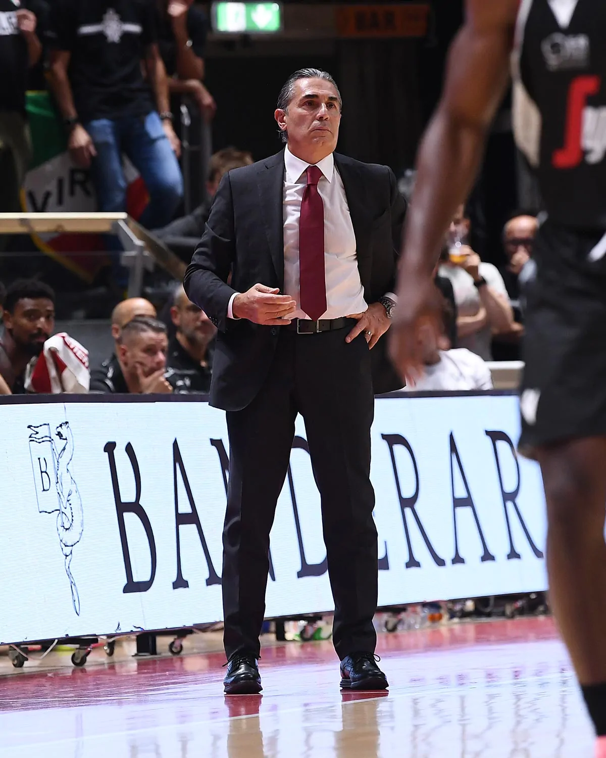 Sergio Scariolo con formalwear Banderari