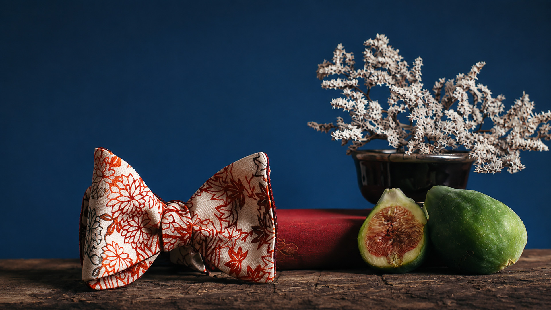 Papillon Shibusa Banderari realizzato con seta giapponese da kimono