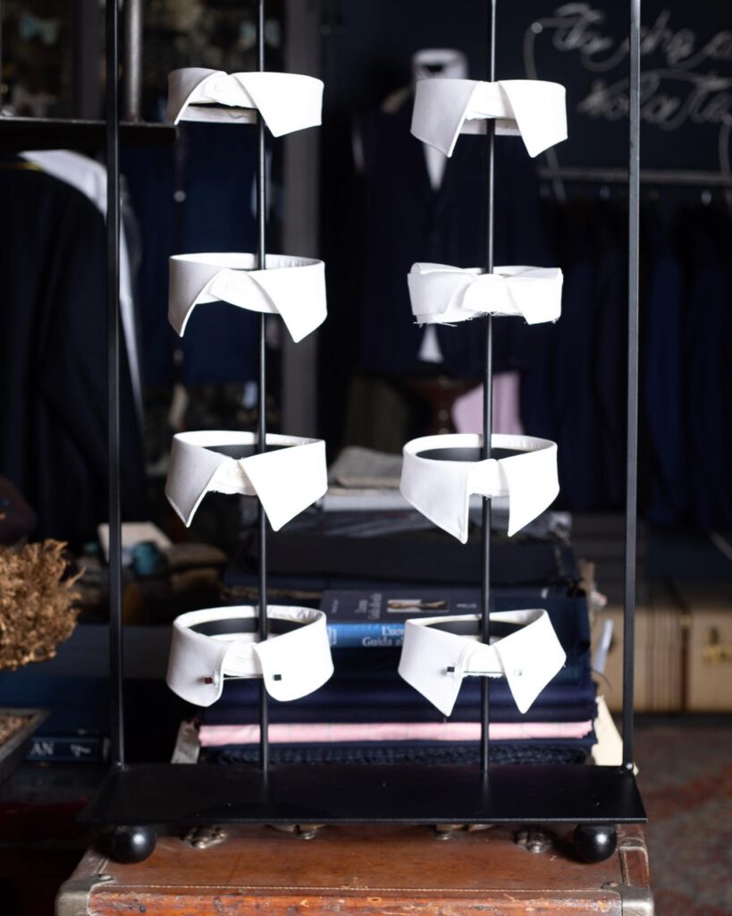 Scelta del collo per una camicia su misura Banderari