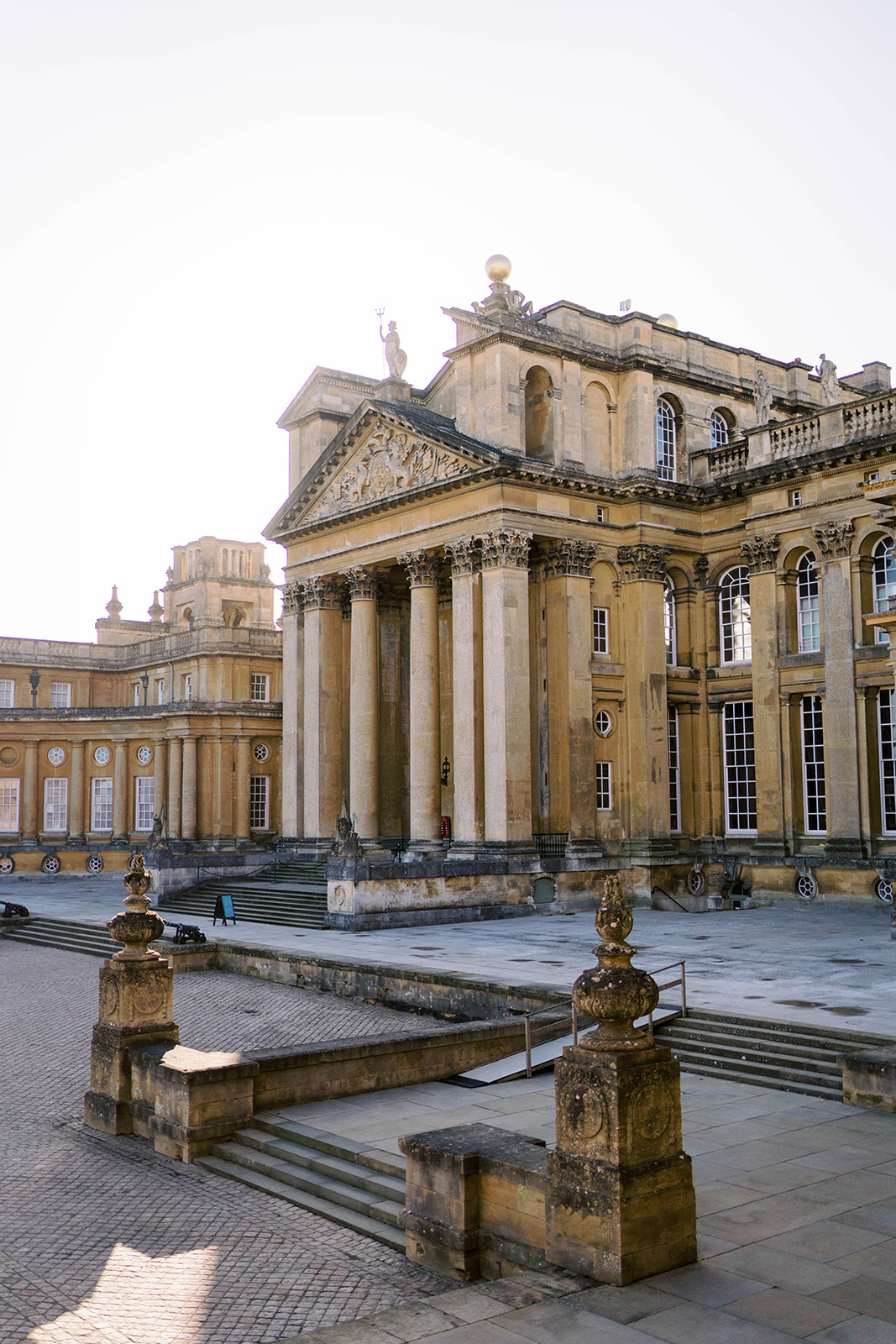 Allestimento di cerimonia nell’editoriale a Blenheim Palace