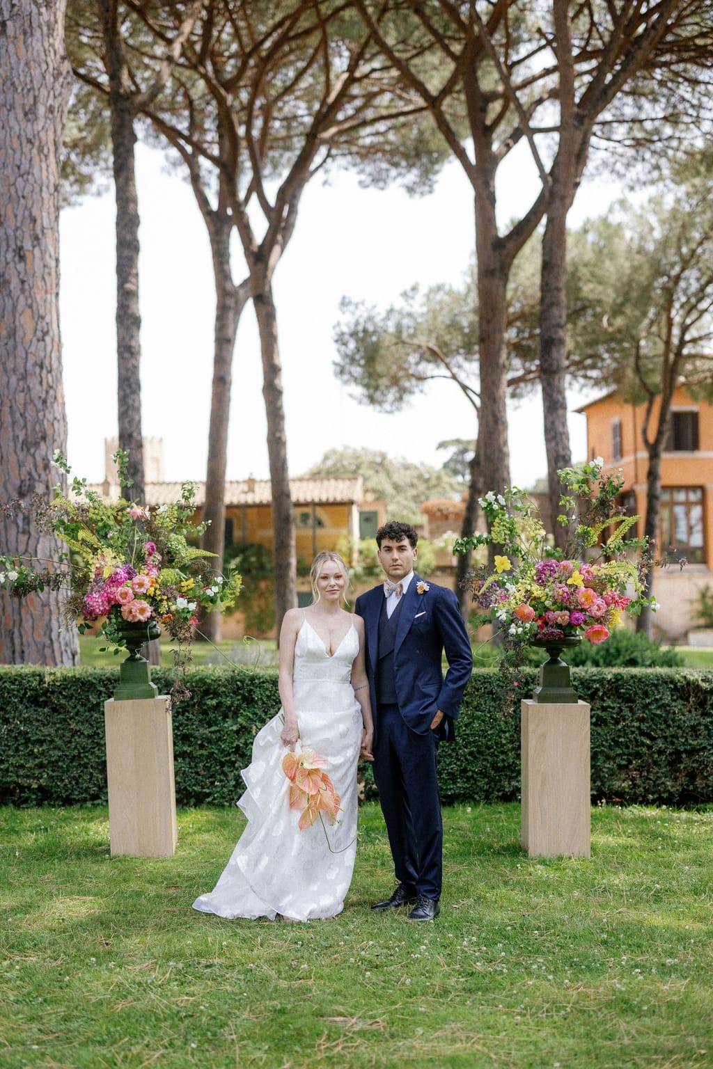 Dettagli dell’allestimento editoriale a Villa Aurelia