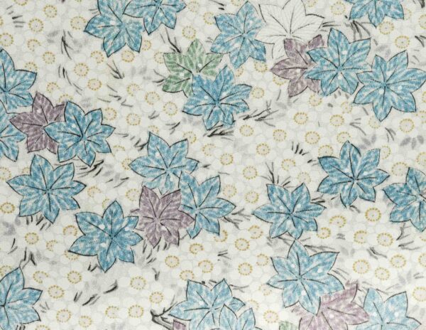 Okotanope, Japanese silk pocket square with floral pattern
