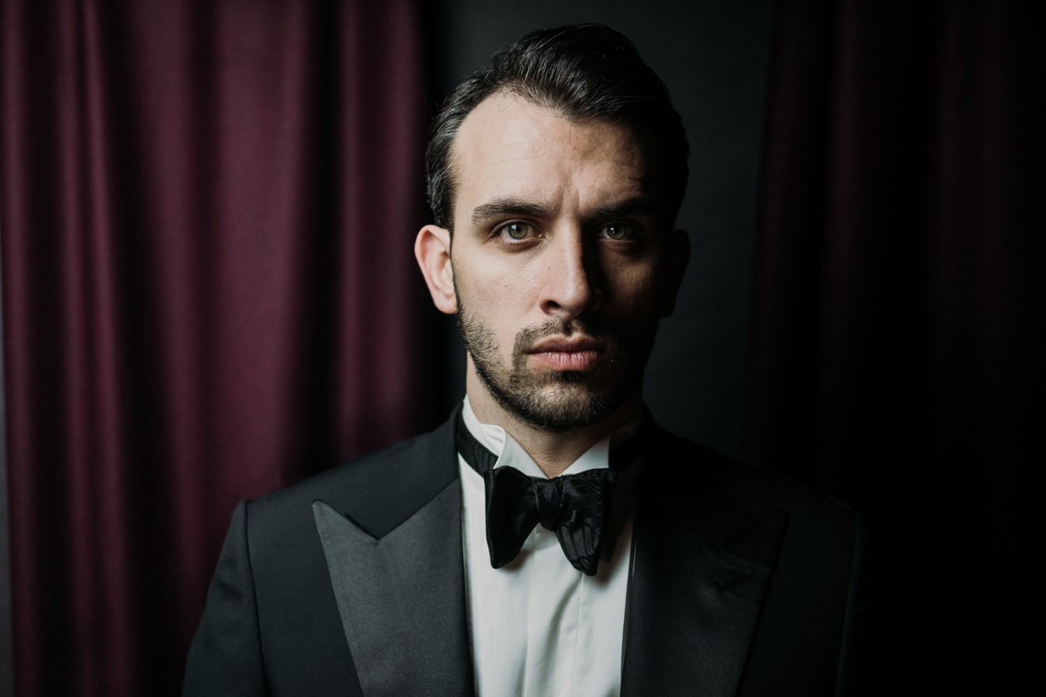 Giulio De Giorgis wearing a Banderari bow tie from the Blacktie collection