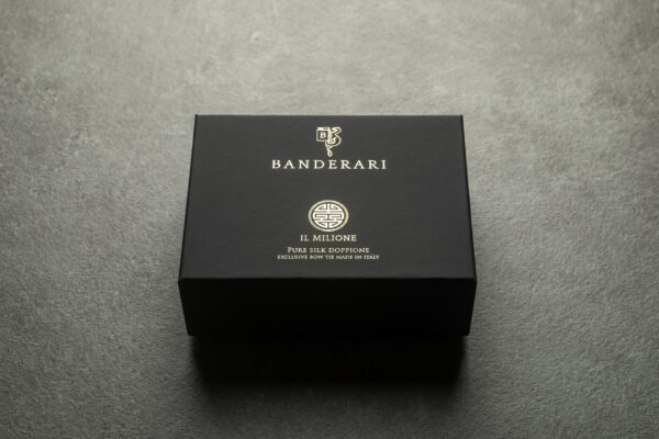 The Banderari Il Milione bow tie made in the Luxus collection