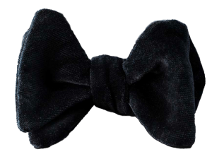 Papillon uomo in velluto nero Scabal dress code Black Tie. Farfallino uomo da cerimonia smoking Made in Italy. Papillon da annodare elegante