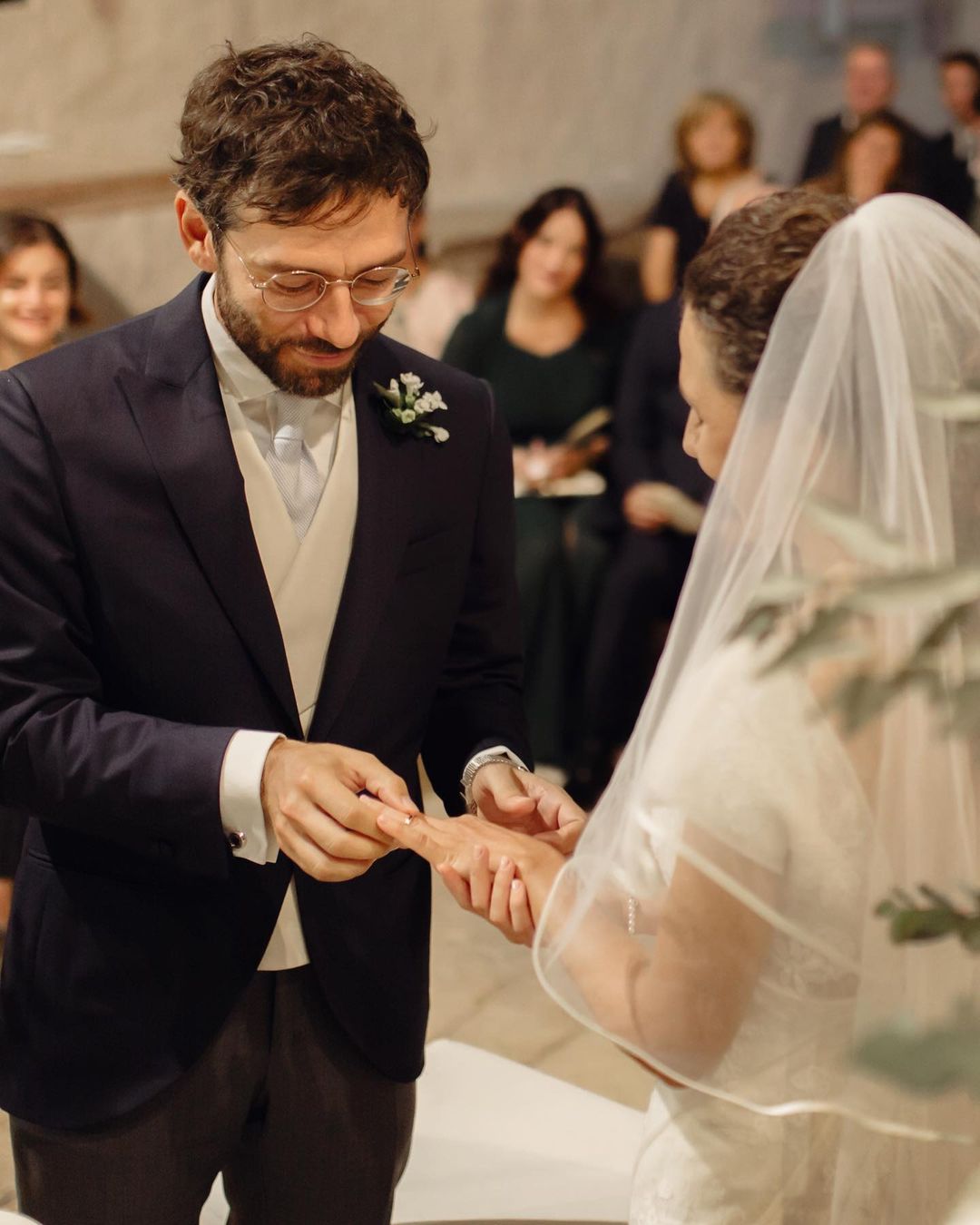 Abito da sposo demi tight su misura blu  matrimonio Umbria